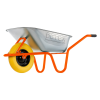 Vienaratis karutis poliuretano DETEX D-1, 85 l - 180 kg